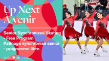 PATINAGE SYNCHRONISÉ SENIOR PROGRAMME LIBRE - Championnats nationaux de patinage Canadian Tire 2023