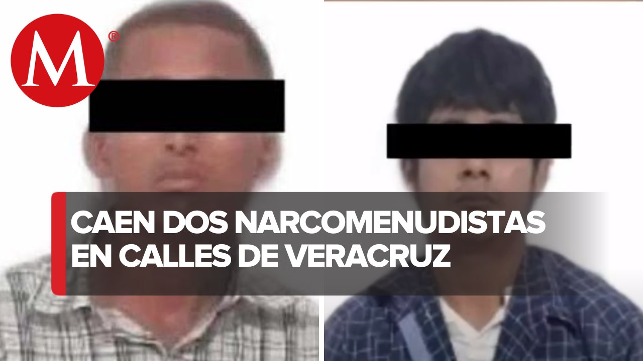 Presuntos narcomenudistas fueron detenidos en Veracruz; portaban más de 60 dosis de marihuana