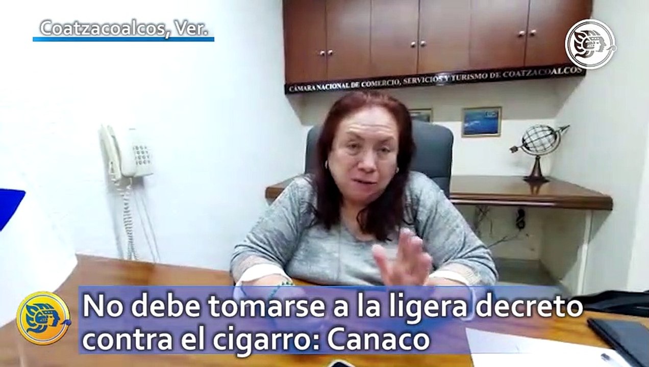 No debe tomarse a la ligera decreto contra el cigarro: Canaco