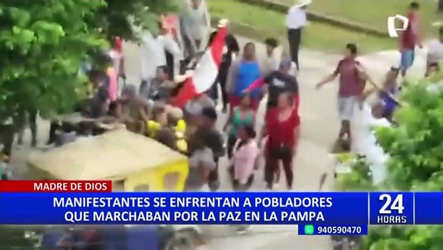 Madre de Dios: mineros informales del sector de ‘La Pampa’ se suman a protestas