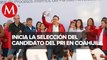 Manolo Jiménez se registra como pre candidato del PRI a la gubernatura de Coahuila
