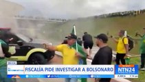 Fiscalía de Brasil solicitó investigar a Bolsonaro por ataque a las sedes del poder en Brasilia