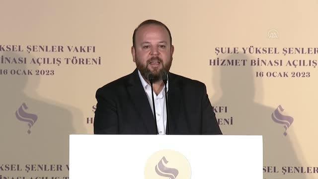 Cumhurbaşkanı Erdoğan, Şule Yüksel Şenler Vakfı hizmet binası açılış töreninde konuştu: (1)
