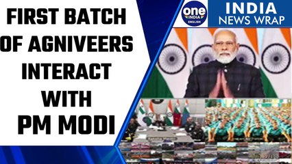 Video herunterladen: PM Modi interacts with first batch of Agniveers via video conference | Oneindia News *News