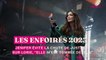 Les Enfoirés 2023 : Jenifer évite la chute de justesse sur Lorie, "Elle m'est tombée dessus"