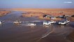 شاهد: الفيضانات تغمر وادي الرمّة في السعودية بعد سنوات من الجفاف