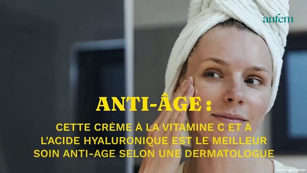 Cette crème à la vitamine C et acide hyaluronique est le meilleur soin anti-âge selon une dermatologue