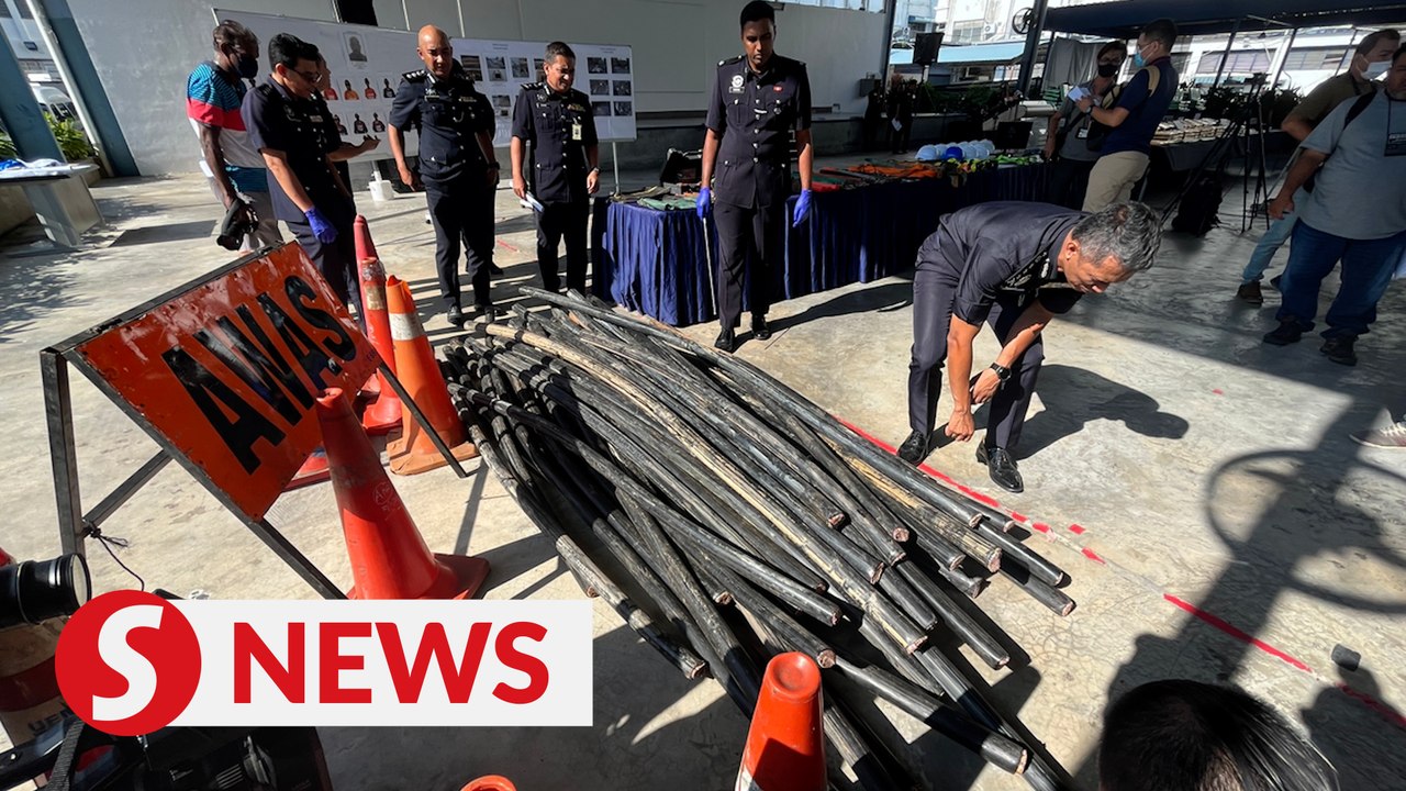 Penang police bust copper-stealing syndicate, arrest 19