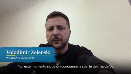 Zelenski: "La operación de rescate se llevará a cabo mientras haya la más mínima posibilidad de salvar sus vidas"