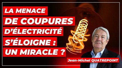 La menace de coupures d’électricité s’éloigne : un miracle ?