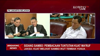 Download Video: Jaksa: Kuat Maruf Lihat Ferdy Sambo Ikut Tembak Brigadir Yosua