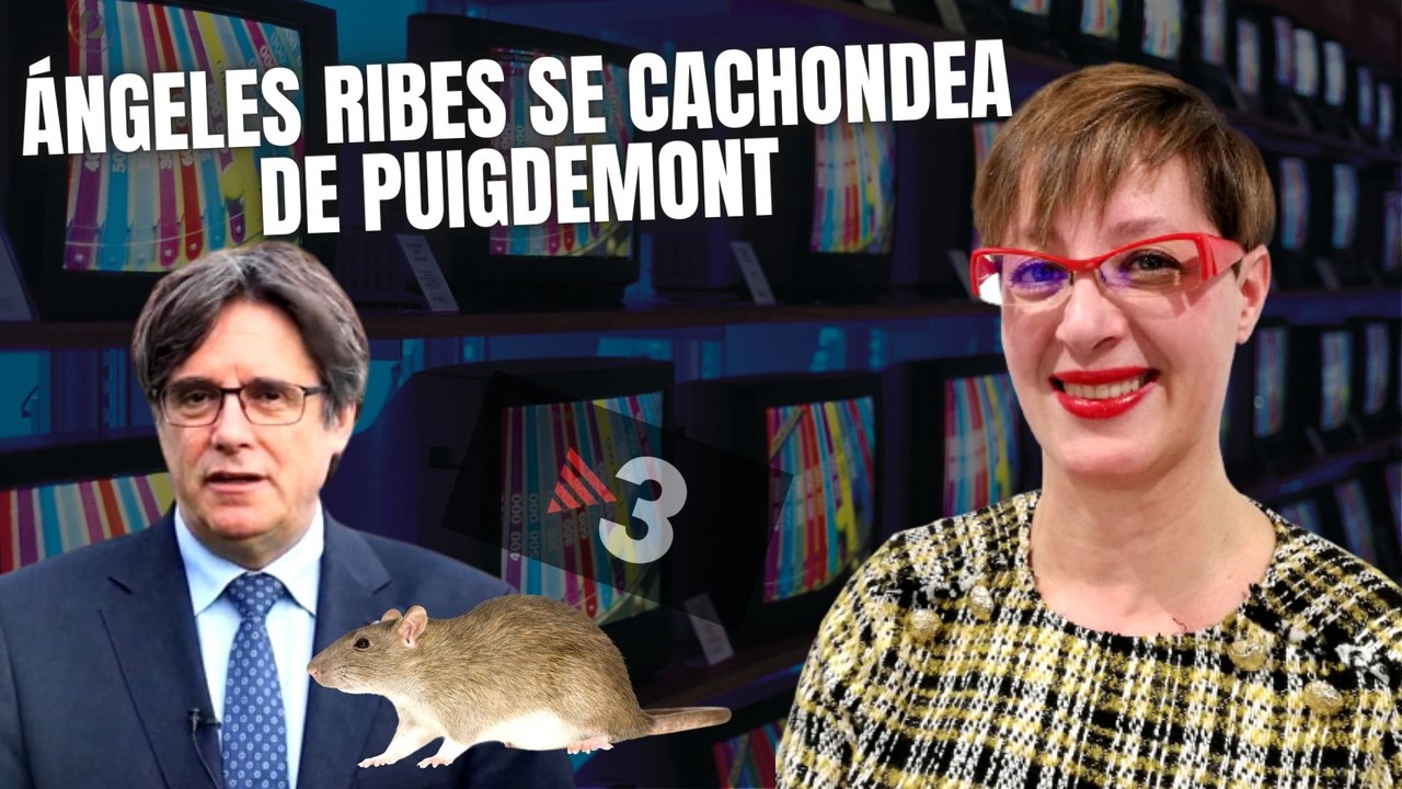 Ángeles Ribes se cachondea de TV3 que ha sugerido que Puigdemont puede ser una "rata"