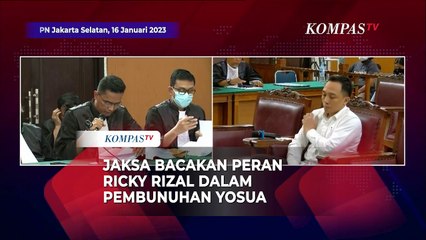 Jaksa Ungkap Keterlibatan Ricky dalam Pembunuhan Berencana Yosua di Rumah Sambo