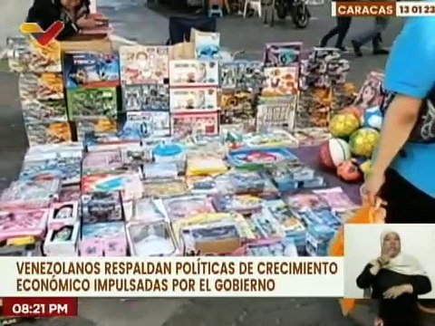 Venezolanos respaldan las políticas de crecimiento económico impulsadas por el Ejecutivo Nacional