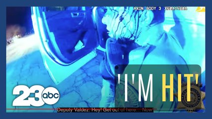 Body cam footage of Kern County deputy wounded in shooting