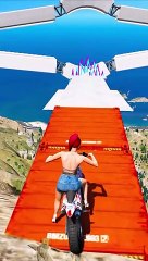 GTA V Dangerous Stunt On Mount Chiliad Episode 189 #Shorts