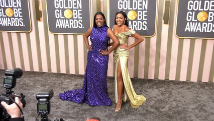 Sheryl Lee Ralph and Ivy Coco Maurice 2023 Golden Globes Arrivals