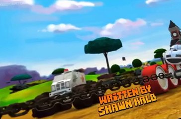 Bigfoot Presents: Meteor and the Mighty Monster Trucks E018 - The Backwards Race