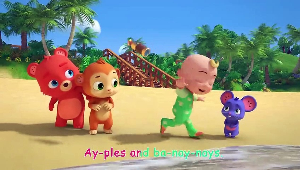 Apples and Bananas Song - CoComelon Animal Time - Animal Songs for Kids