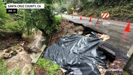 Californians without power for days face a new barrage of rain and snow
