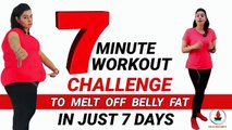 7 days challenge home workout to loose weight 7 min// easy exercise to loose belly. Fat for bignerrs