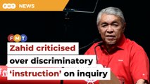 Zahid criticised for ‘instruction’ to Azalina on Thomas inquiry