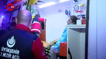 Bağcılar'da yangın paniği: 'Bom diye bir ses geldi, kombi patladı sanırım...'