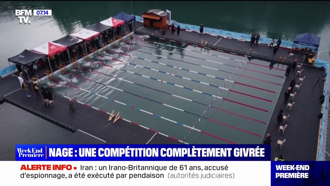 Les championnats du monde de nage en eau glacée ont lieu ce week-end à Samoëns, en Savoie