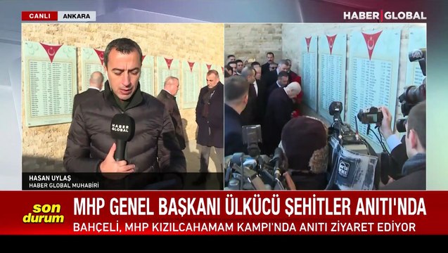 MHP lideri Devlet Bahçeli Ülkücü Şehitler Anıtı'nı ziyaret etti