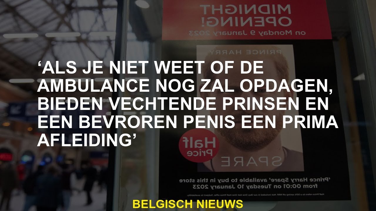 "Als je niet weet of de ambulance zal verschijnen, zullen vechten tegen prinsen en een bevroren peni