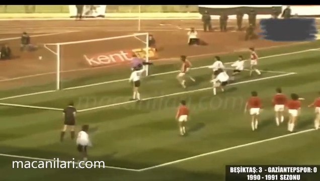 Beşiktaş 3-0 Gaziantepspor [HD] 27.01.1991 - 1990-1991 Turkish 1st League Matchday 16