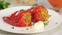 Stuffed Bell Peppers. Recipe by Always Yummy!