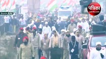 राहुल गांधी के साथ चलते-चलते गिरे कांग्रेस सांसद संतोख सिंह चौधरी, देंखे निधन के समय का Video