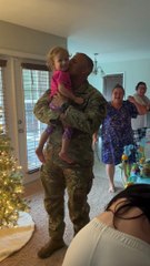 Military Man Surprises His Family