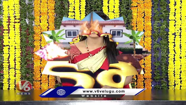 Sankranti Rush _ Major Traffic Jam At Panthangi Toll Plaza Over Sankranti Festival _ V6 News