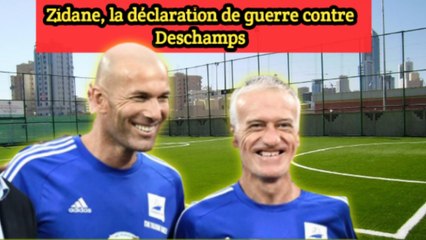Zinedine  Zidane, la déclaration de guerre contre Didier Deschamps