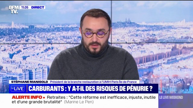 Stéphane Manigold, représentant des restaurateurs franciliens, redoute la manifestation du 19 janvier: Être chef d'entreprise, c'est comme courir dans un champ de râteaux