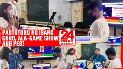 Pagtuturo ng isang guro, ala-game show ang peg! | 24 Oras Shorts