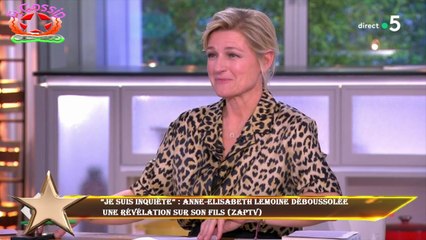 “Je suis inquiète“ : Anne-Elisabeth Lemoine déboussolée  une révélation sur son fils (Zaptv)
