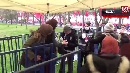 Cumhurbaşkanını görmek için 6 çocuğuyla Fransa’dan geldi