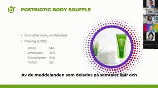 GRATIS Postbiotisk Hudvård | PostBiotic Body Souffle | Bästa Postbiotiska Tillägget