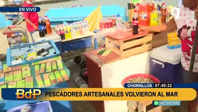 Chorrillos: pescadores artesanales vuelven al mar tras afirmar que oleaje anómalo ha disminuido