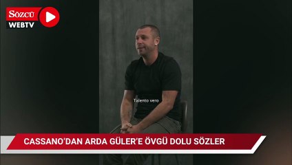 Antonio Cassano, Arda Güler hakkında övgü dolu sözler söyledi: Ona aşık oldum