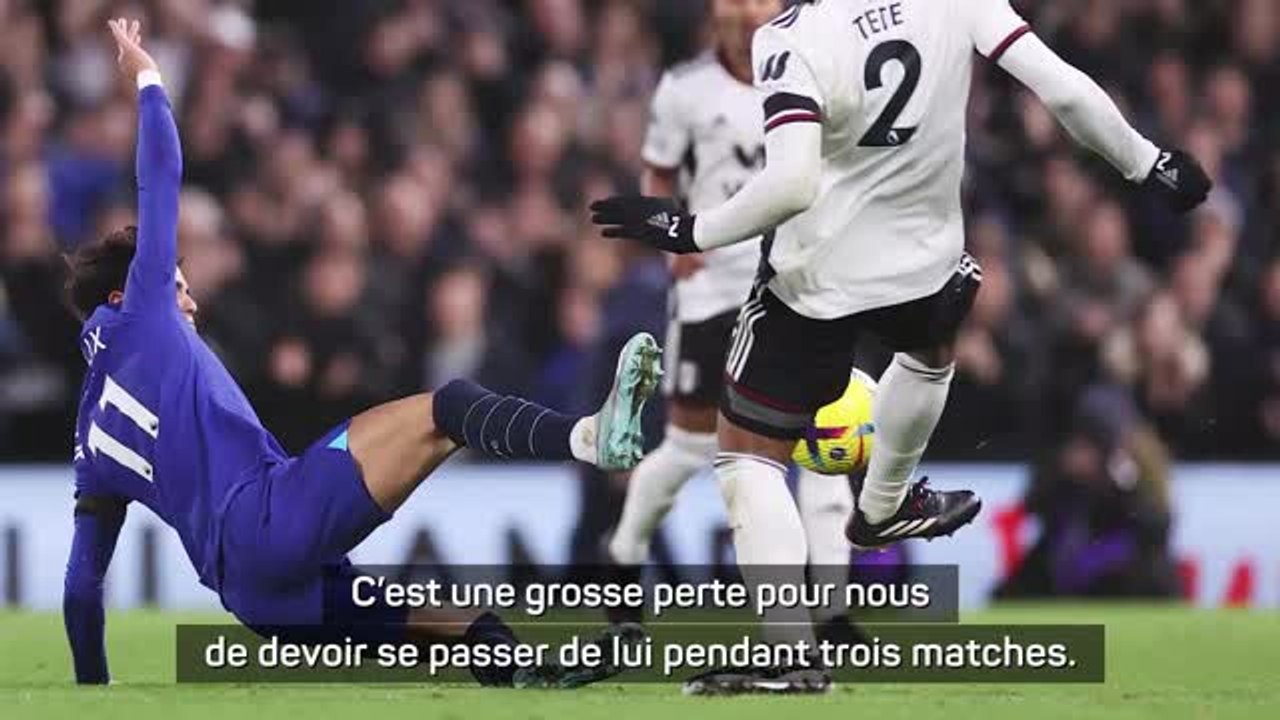 Chelsea - Potter : "Faire avec la suspension de Joao Felix et se remettre de cette défaite"
