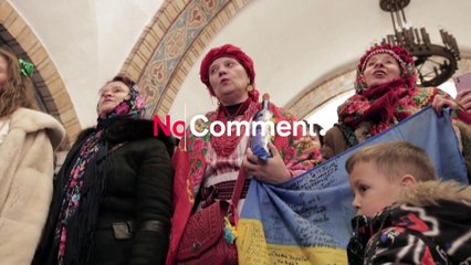 NoComment | Kiev celebra la Navidad Ortodoxa sin alejarse de los refugios