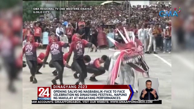 Opening salvo ng nagbabalik-face to face celebration ng Dinagyang Festival, napuno ng makulay at masayang performances | 24 Oras Weekend