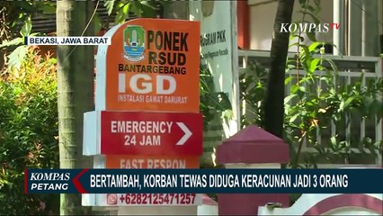Bertambah, Korban Tewas Diduga Akibat Keracunan di Bekasi Jadi 3 Orang