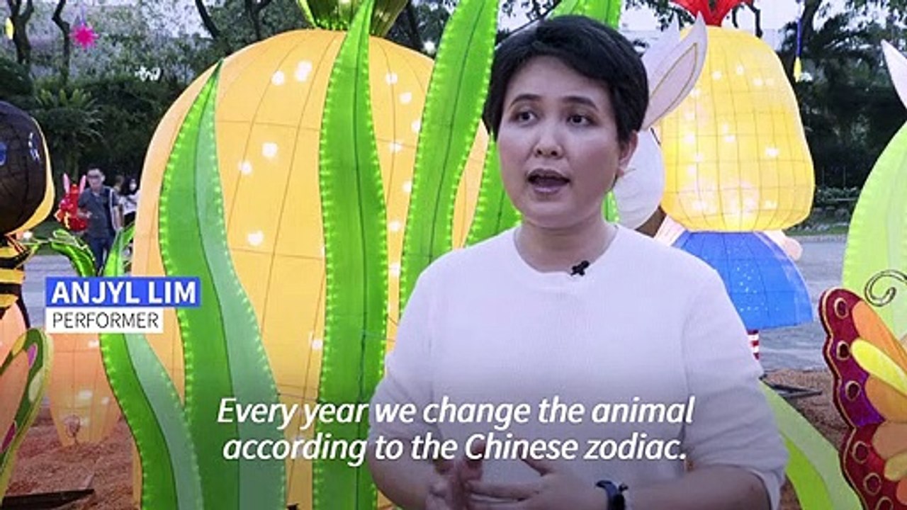 Malaysia Buddhist temple lights up for Lunar New Year