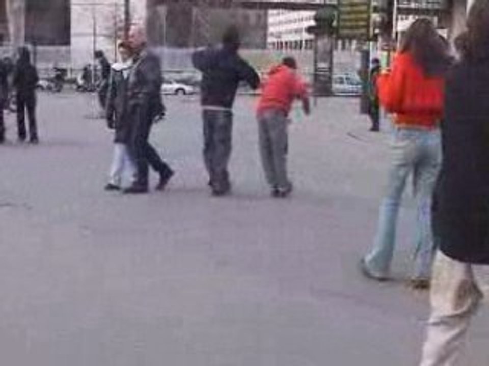 Démonstration des Heelys