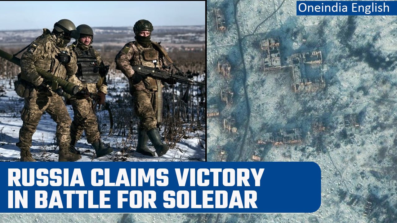 Russia-Ukraine war: Moscow claims victory in battle for Ukrainian town Soledar | Oneindia News*News